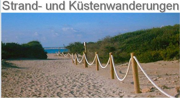 Strand und Küstenwanderungen